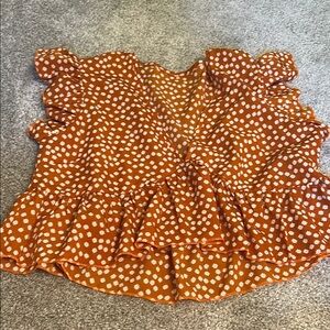 Floral baby doll top